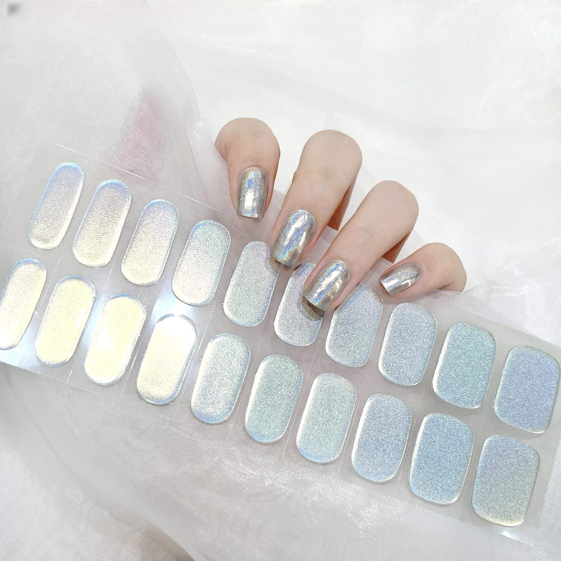 SEMI-CURED GEL NAIL STICKERS-22PCS