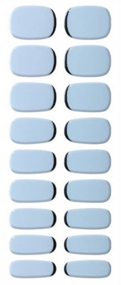 DearMira Blue & Black French-DMJK335(Semi-Cured Gel-24pcs)