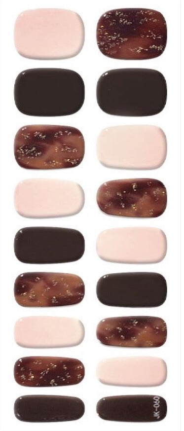 DearMira Chocolate Brown-DMJK60 (Semi-Cured Gel-24pcs)