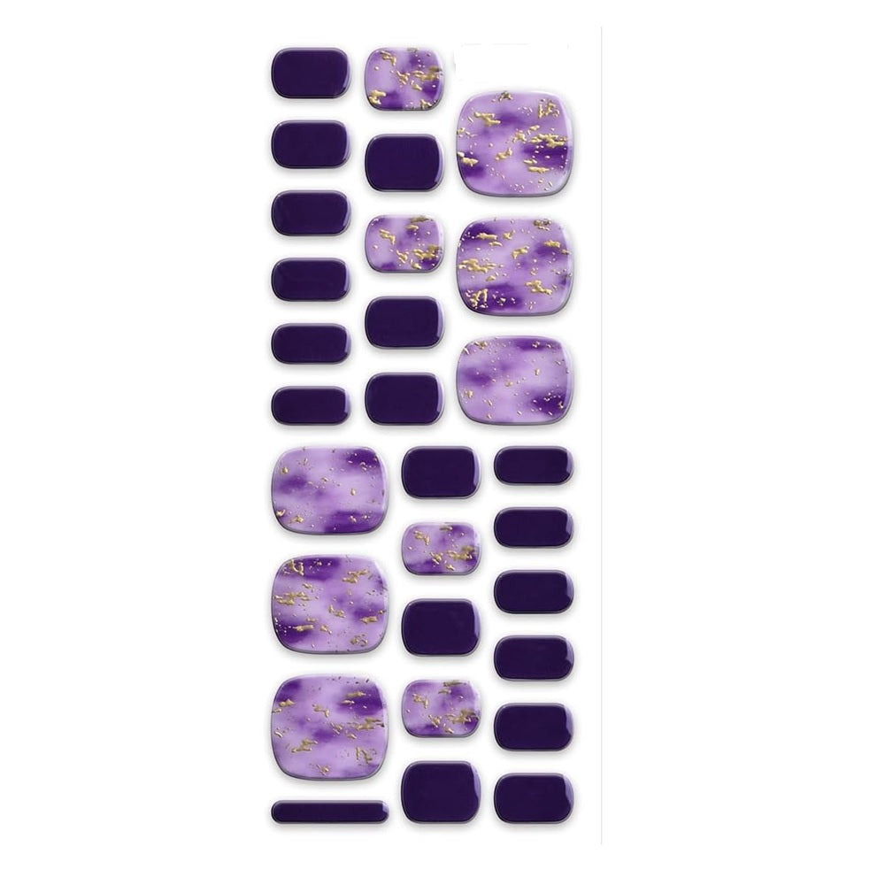 DearMira Glaze Purple-DMP044(PEDI-Semi-Cured Gel-28pcs)