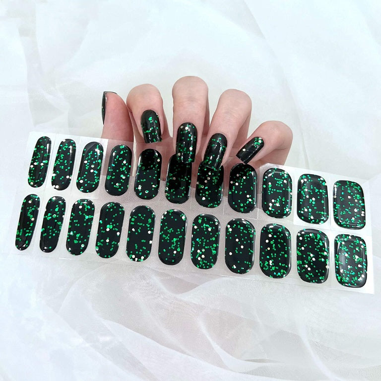 DearMira Green Glitter-DM60022(Semi-Cured Gel-22pcs)