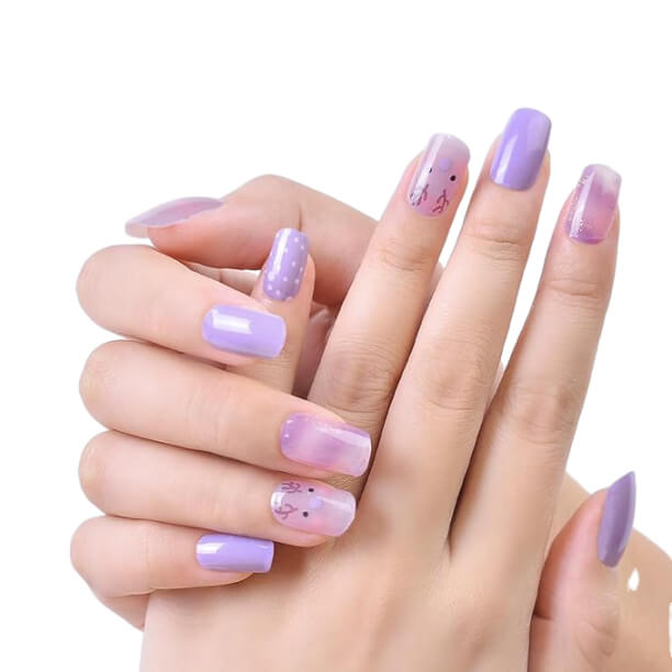 DearMira Lavender Reindeer-DMJK280(Semi Cured Gel-24pcs)