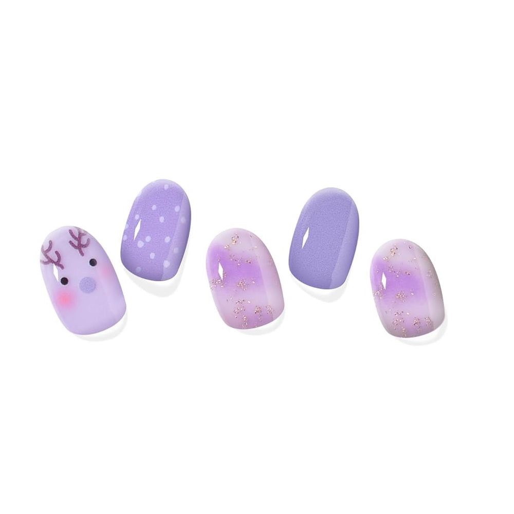 DearMira Lavender Reindeer-DMJK280(Semi Cured Gel-24pcs)