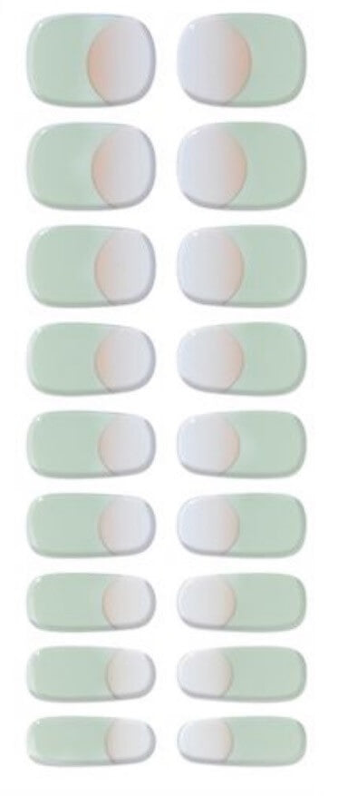 DearMira Mint Green French-DMJK336 (Semi-Cured Gel-24pcs)