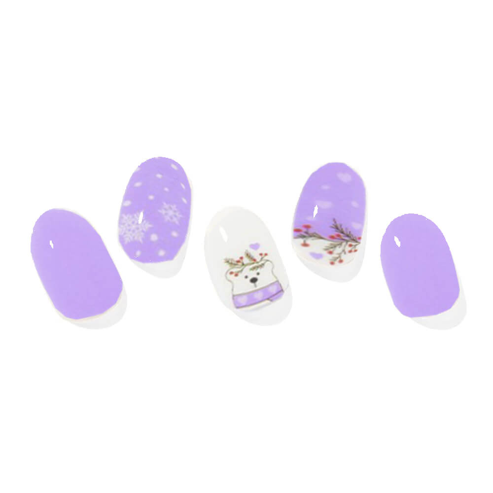 DearMira Purple Reindeer-DM0076(Semi Cured Gel-20pcs)