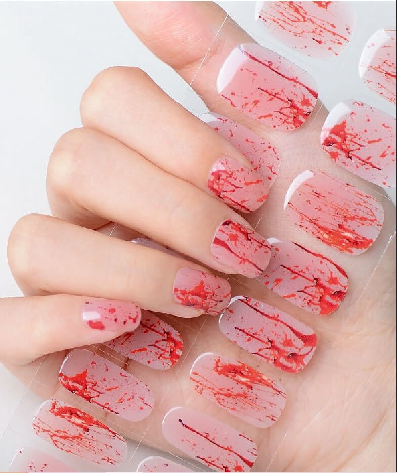 DearMira Splash of Blood Halloween (Semi-Cured Gel-24pcs)